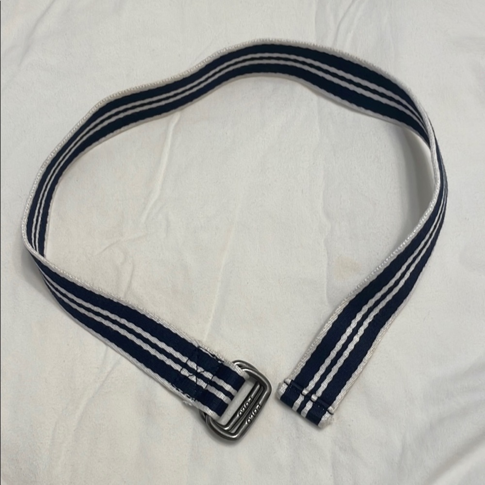 Polo Ralph Lauren Navy and White Toddler Boys Belt